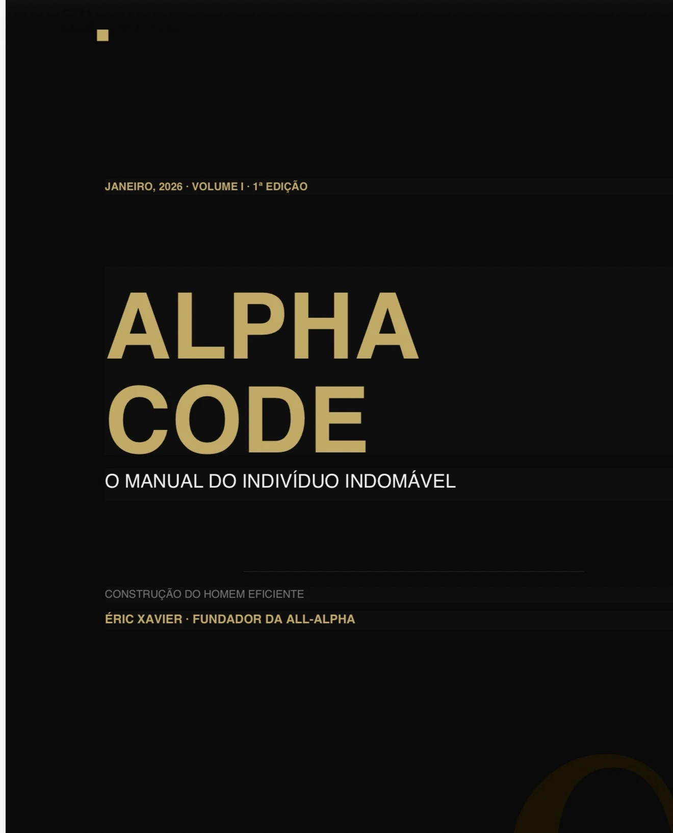 ALPHA CODE — Mais do que um livro | ALL-ALPHA®